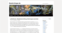 Desktop Screenshot of neukirchinger.de